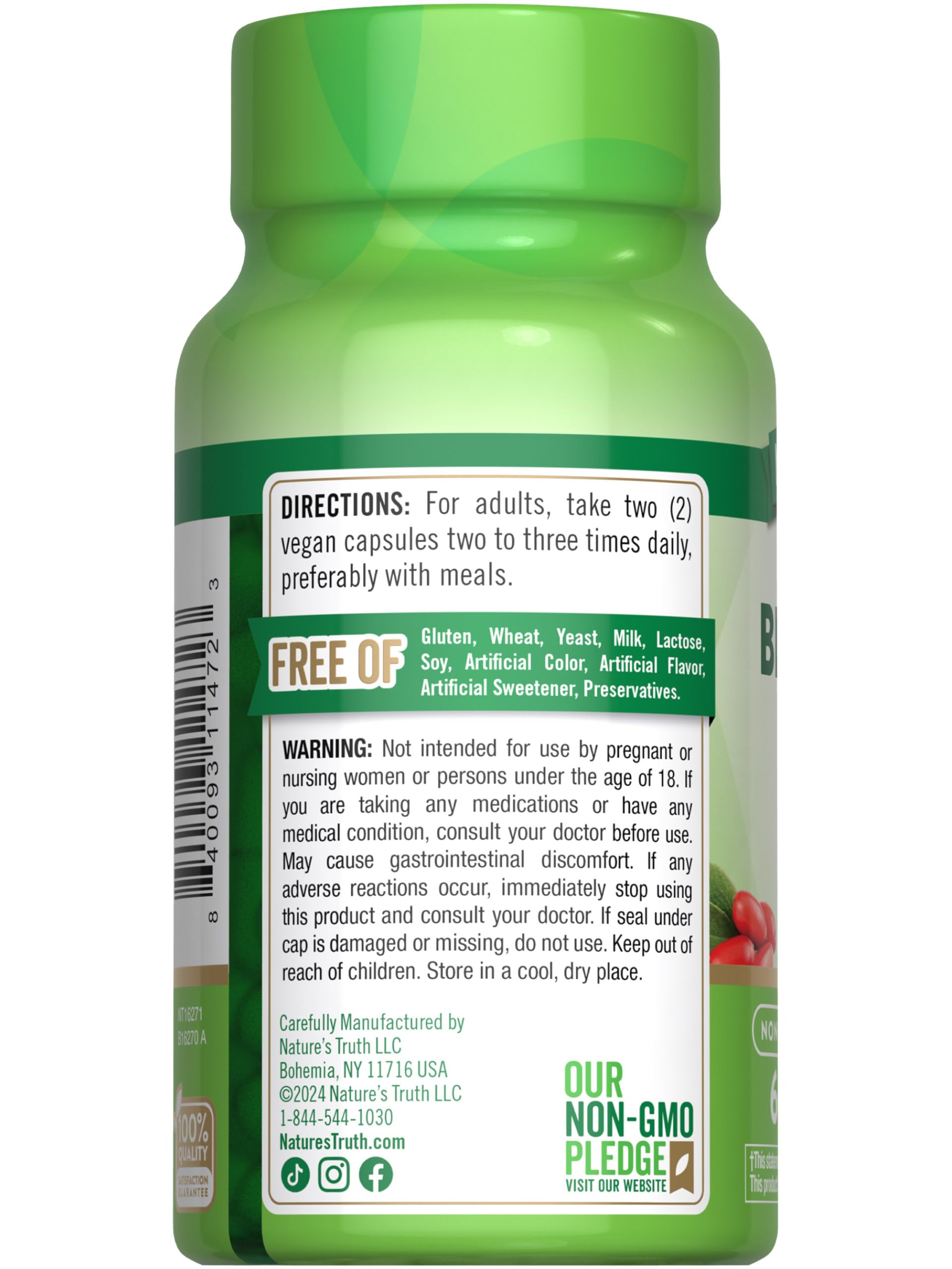 Origine épine-vinette – plante utilisée par Nature's Truth