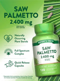 Nature's Truth Extrait palmier nain – boîte d'emballage robuste pour le rangement.