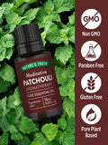 Nature's Truth Patchouli huile essentielle - utilisation douche ou bain avec arôme enveloppant.