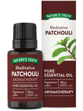 Nature's Truth Patchouli huile essentielle - flacon 15 ml, parfum riche pour aromathérapie.