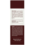 Nature's Truth Patchouli huile essentielle - mélange avec huile porteuse pour massage à domicile.
