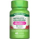 Nature's Truth Probiotiques pour femmes, bouteille au design clair, soutien quotidien du microbiote