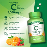 Rose hips visual accent for Nature's Truth vitamin C chewable.