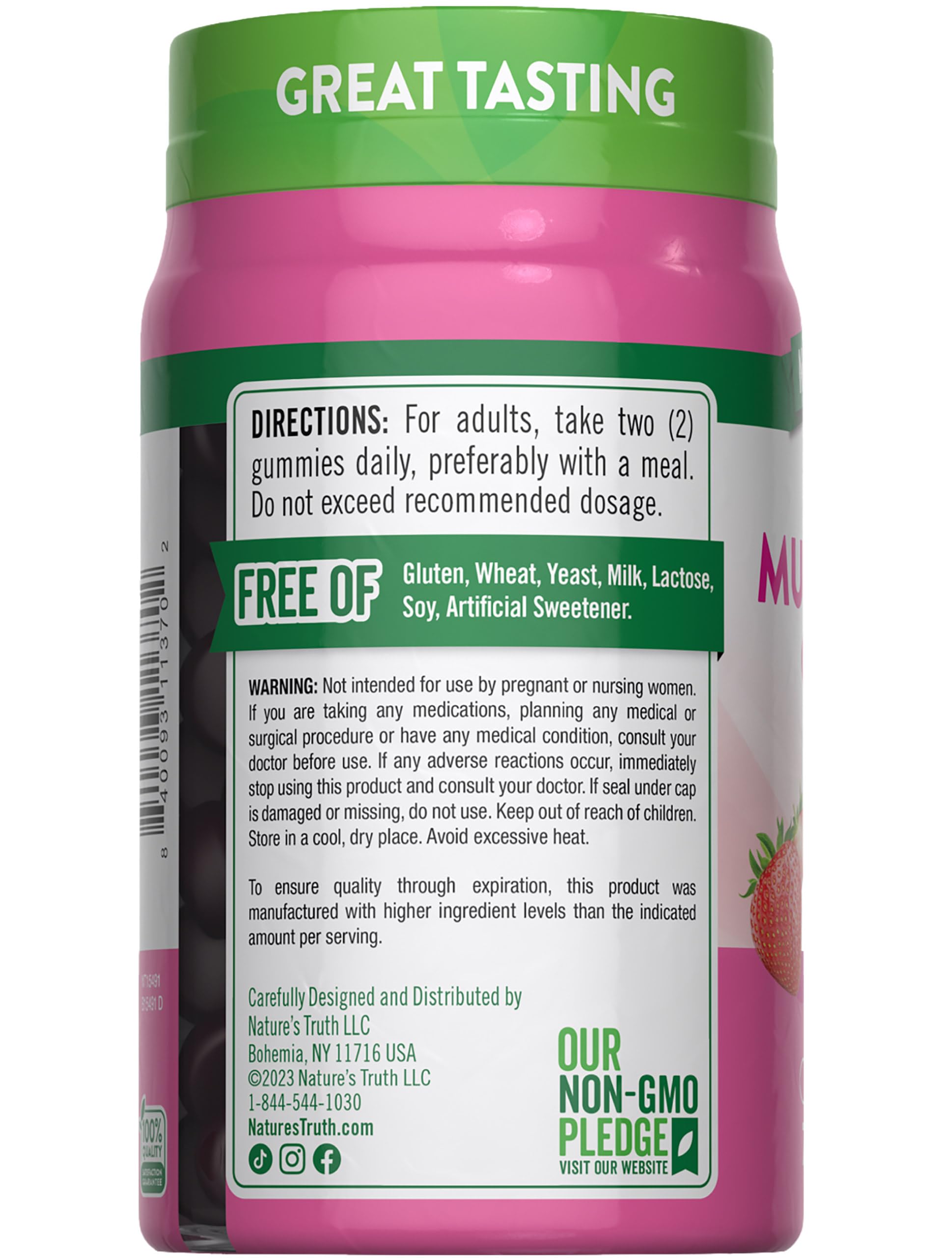 Nature's Truth: sans gluten et sans OGM, choix sûr
