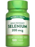 Nature's Truth Selenium 200 mcg – bouteille pour un apport quotidien fiable.