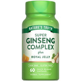 Nature's Truth Super Ginseng Complex – Bouteille: soutien immunitaire potentiel et energie durable.