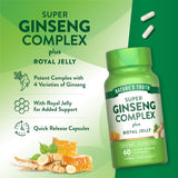 Nature's Truth Super Ginseng Complex – Carton: emballage soigné et recyclable.