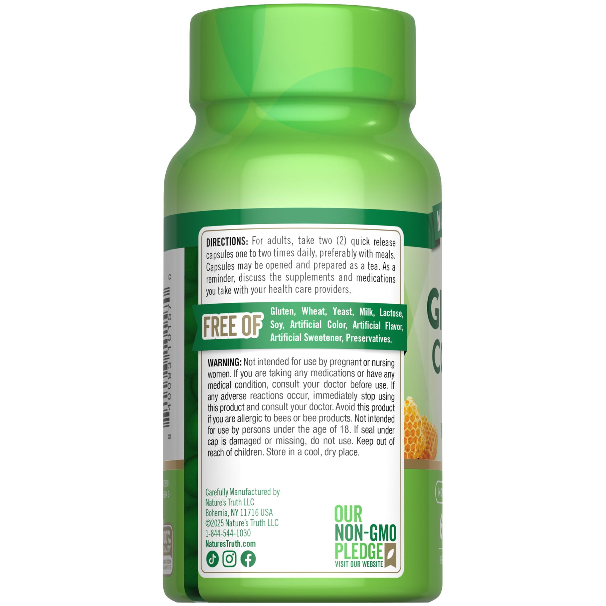 Nature's Truth Super Ginseng Complex – Utilisation quotidienne: soutien possible pour journées actives.