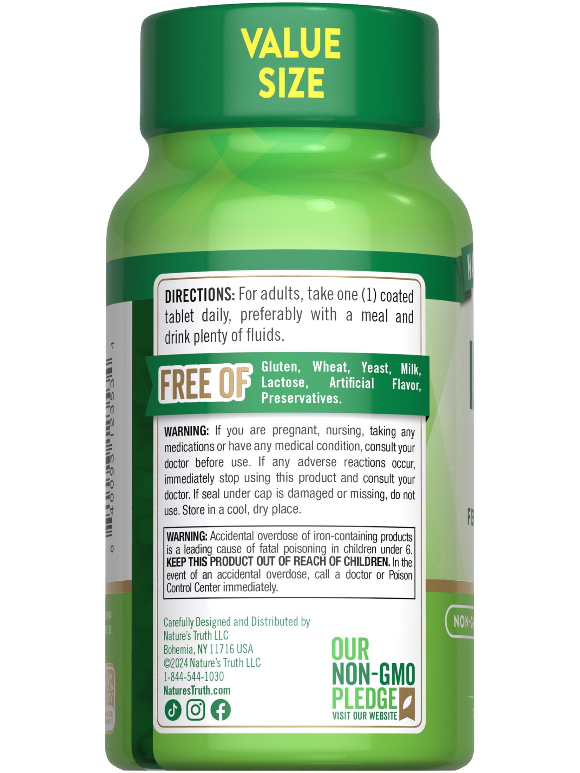 Nature's Truth, dosage quotidien simple et pratique pour votre routine.