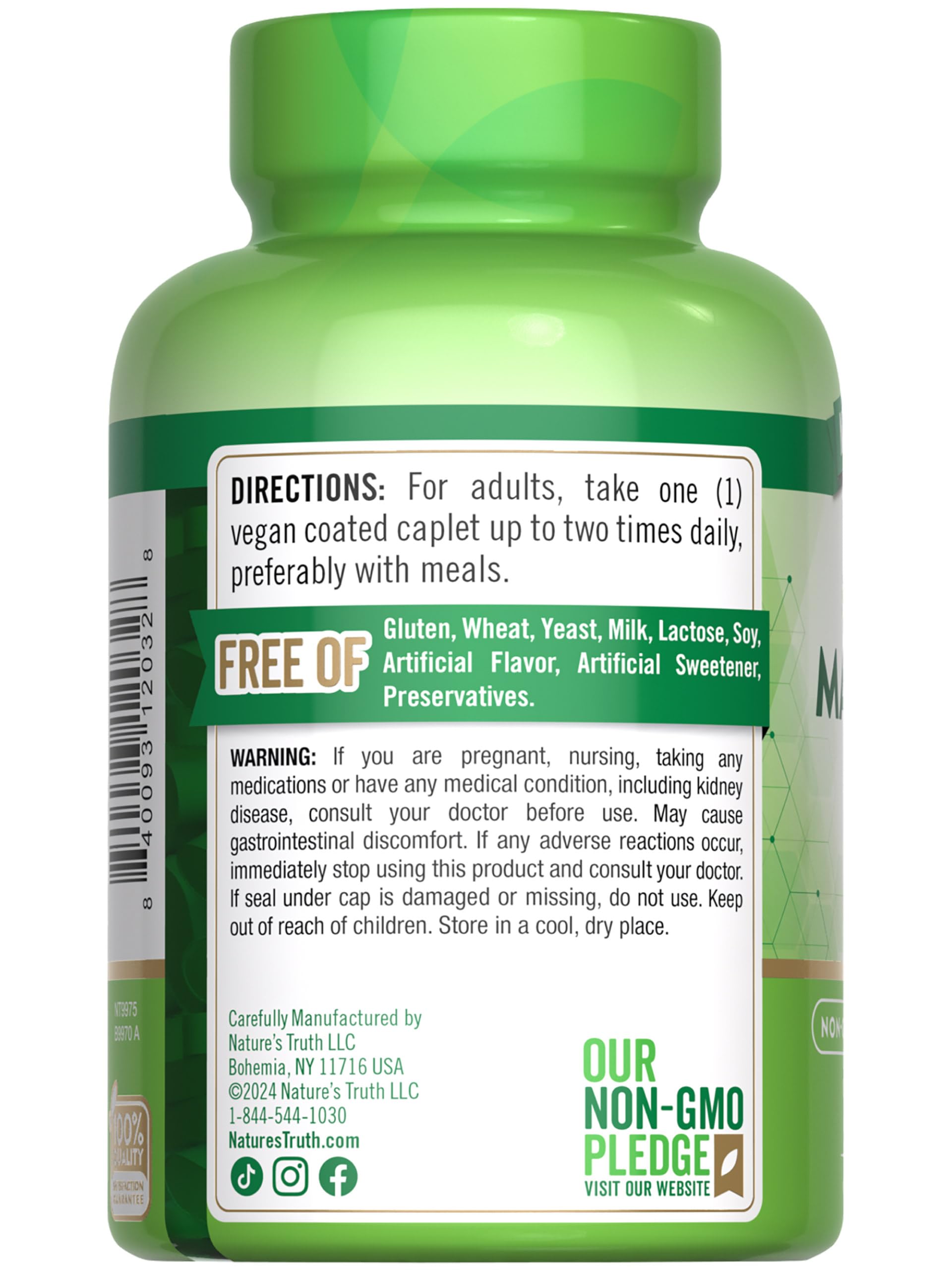 Utilisation quotidienne simple avec Nature's Truth magnésium