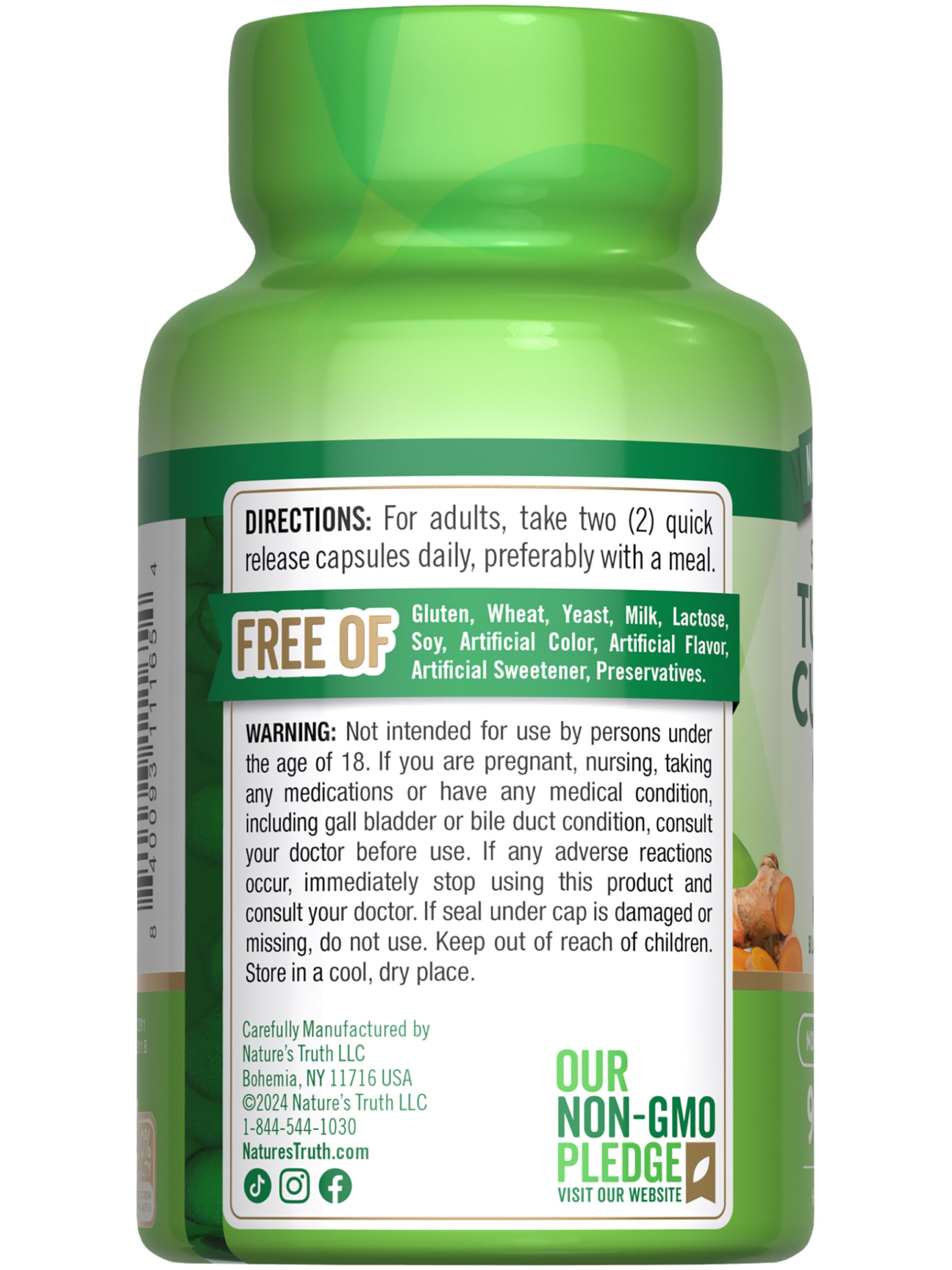 Nature's Truth Utilisation Quotidienne – capsules faciles à intégrer à la routine