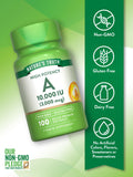 Nature's Truth Vitamine A 10000 UI — sans gluten et sans OGM pour vos choix nutritionnels.