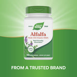 Nature's Way Alfalfa – ingrédients organiques garantissant pureté et qualité.