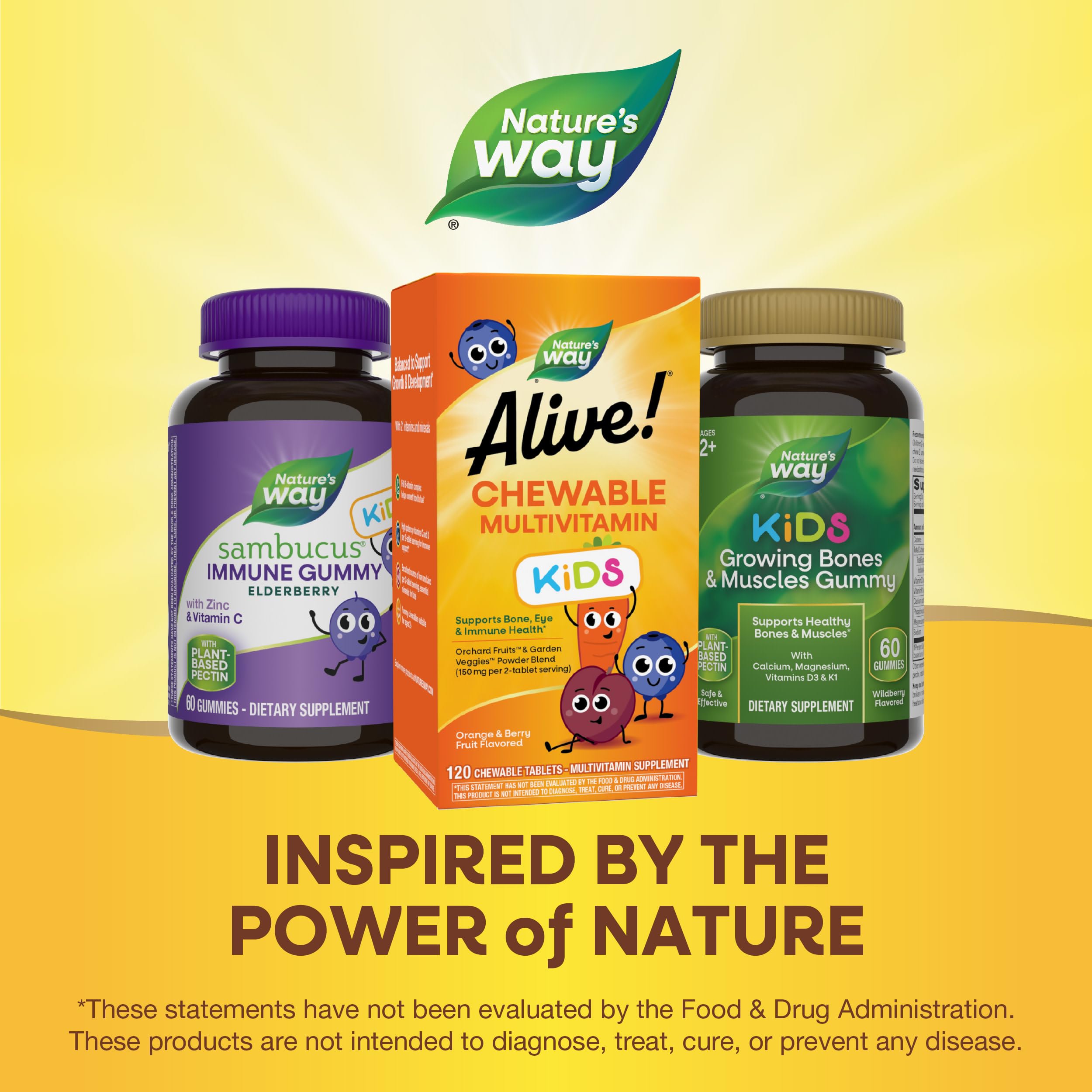 Nature's Way Alive! pour enfants – utilisation quotidienne simple et pratique