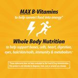 Dose quotidienne affichée sur étiquette Nature's Way Alive! Max Potency.