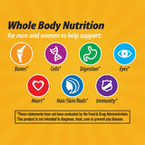 Texte nutritionnel clair sur l’étiquette Nature's Way Alive! Max Potency pour le suivi.