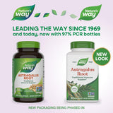 Nature's Way Astragalus racine – étiquette claire et information Non-OGM.