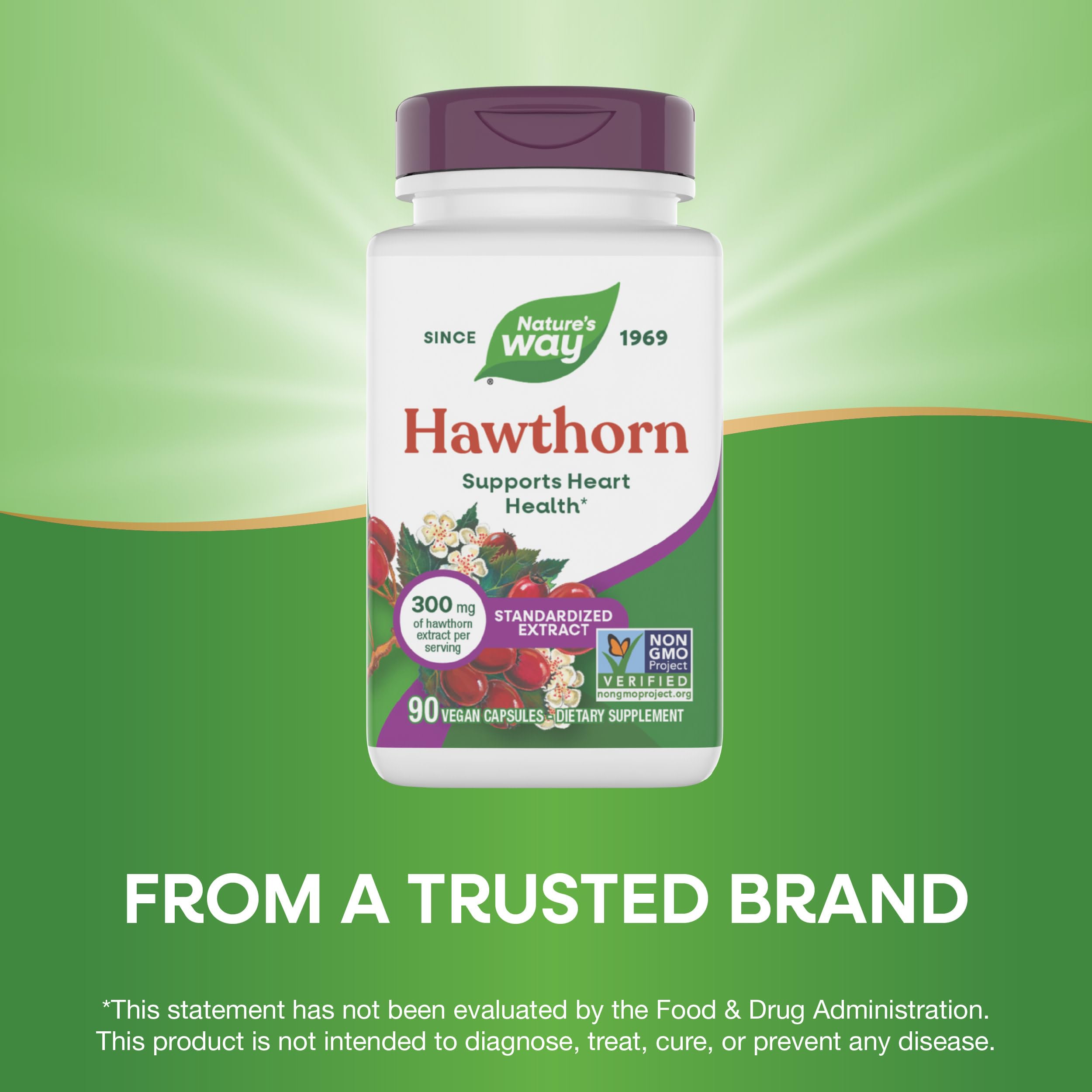 Nature's Way Aubépine – flavonoïdes à 1,8 % pour la standardisation