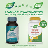 Nature's Way B-100 Complex : emballage clair et étiquette sans gluten