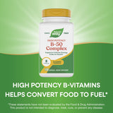 Nature's Way B-50 Complex – sans gluten et sans additifs artificiels