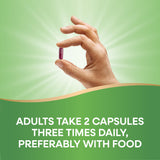 Valeur nutritionnelle Nature's Way Betterave indique 1000 mg par portion.