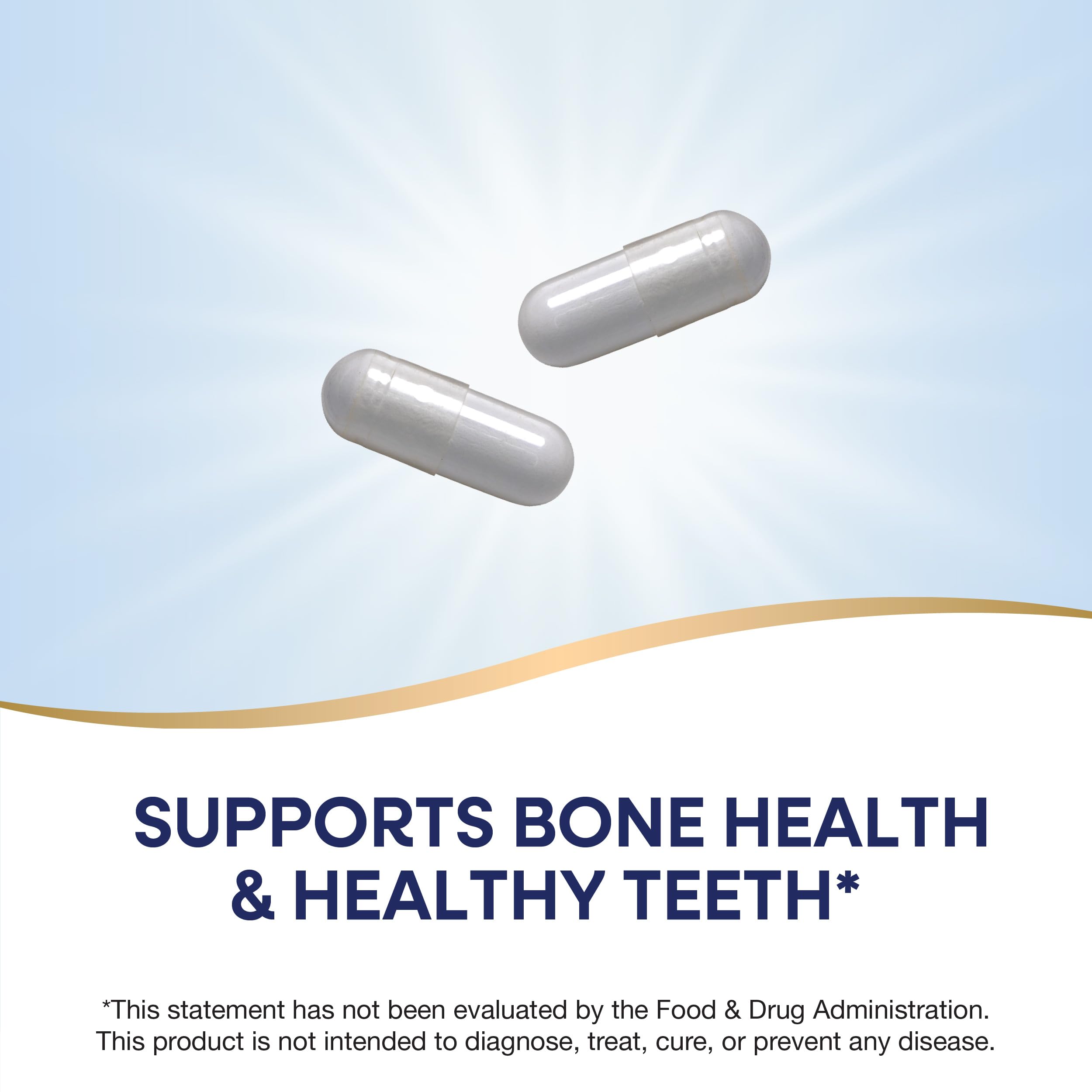 Dose quotidienne: 500 mg de calcium par portion.