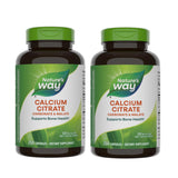 Emballage clair de Nature's Way Calcium Citrate, étiquette lisible.