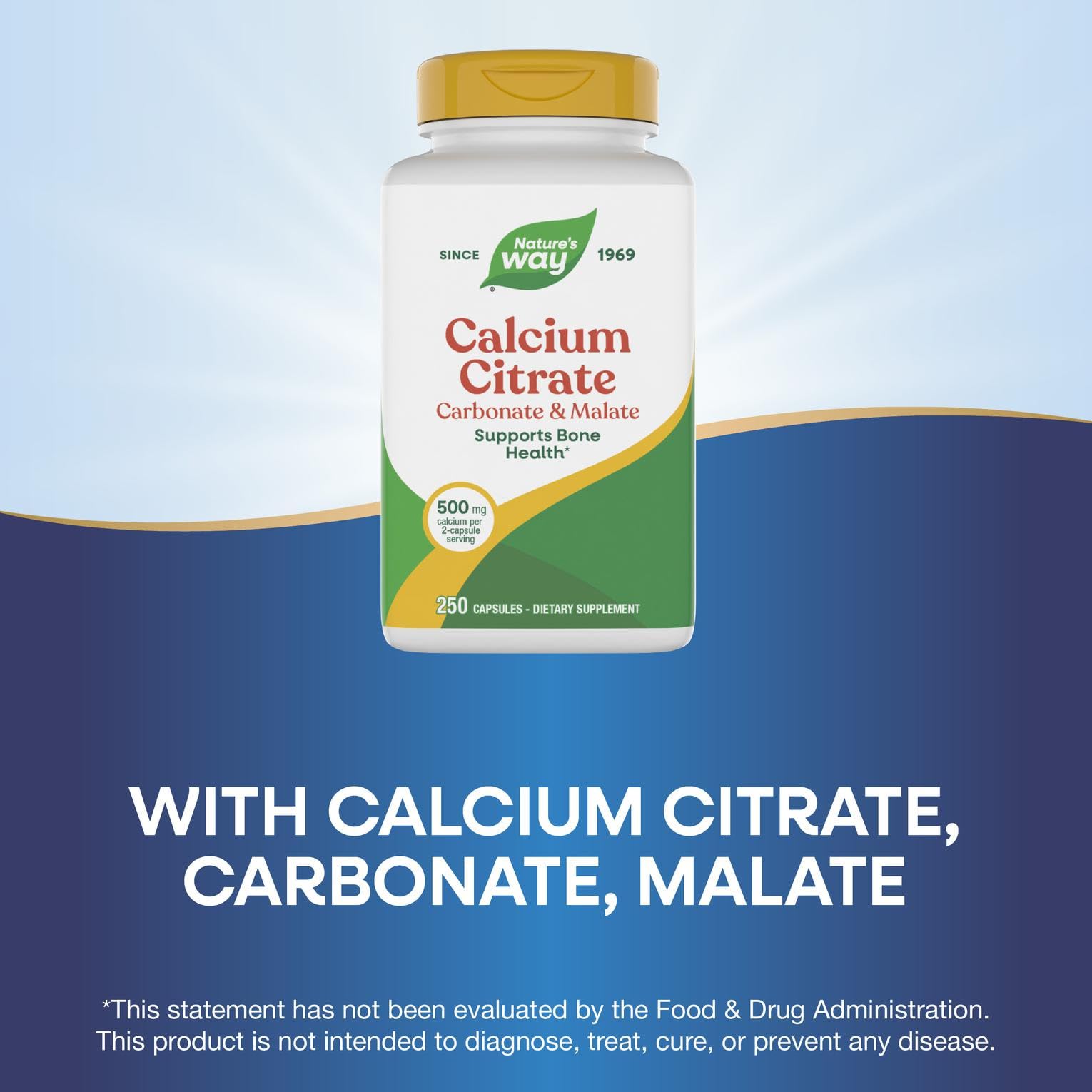 Calcium Citrate Nature's Way – ingrédients et composition