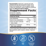 Gélules Nature's Way Calcium Magnésium D3, dosage quotidien pratique et efficace.