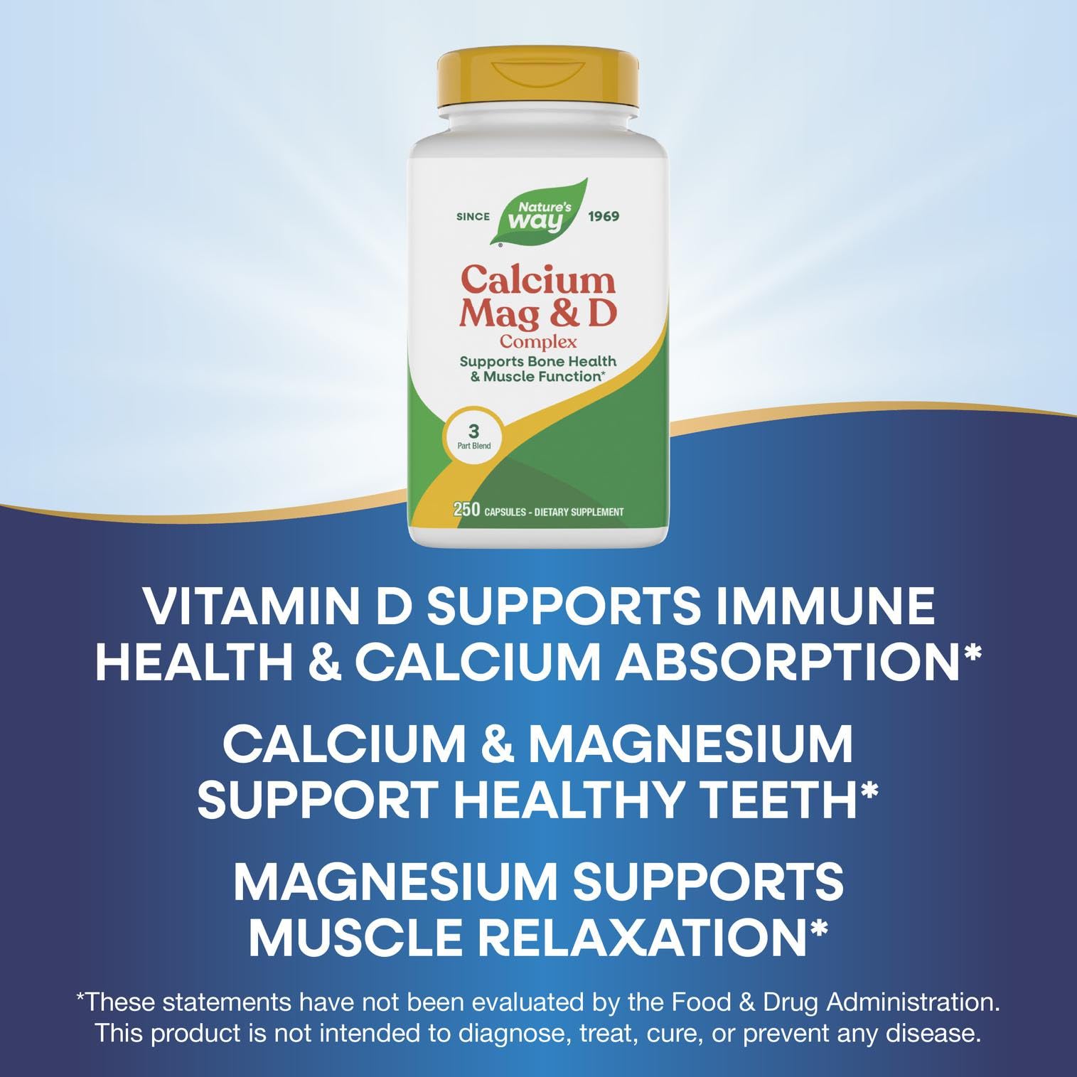 Nature's Way Calcium Magnesium D3 – dosage quotidien possible et assimilation