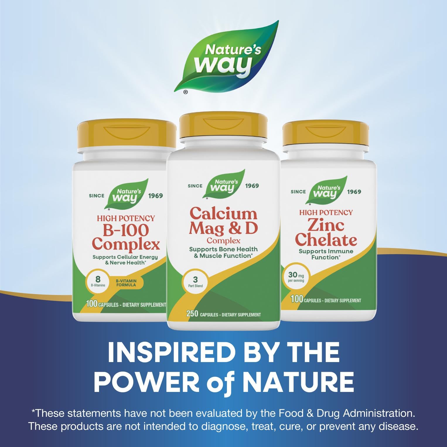 Nature's Way Calcium Magnesium D3 – vue produit, notions claires pour les dents et les os