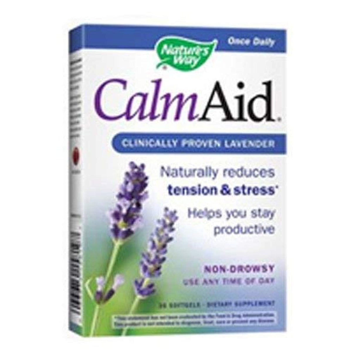 Nature's Way CalmAid Lavande Gelules Molles: soutien à la détente et au sommeil