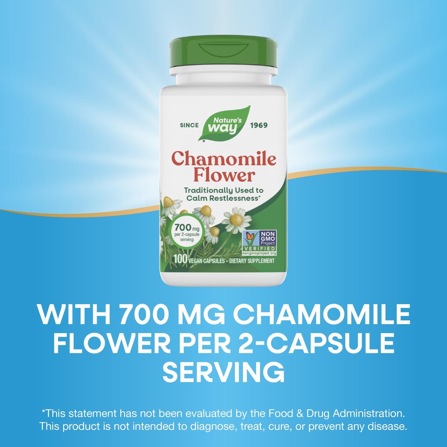 Dosage recommandé de 2 capsules, trois fois par jour, avec repas
