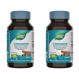 Nature's Way cannelle extrait premium standardise a 8 pourcent flavonoides, 60 capsules dans pack double