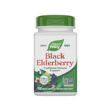 Capsules Nature's Way de sureau noir dans une bouteille, utilisation quotidienne potentielle.