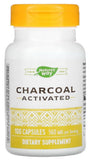 Nature's Way charbon actif capsules 260 mg - flacon, soutien digestif potentiel