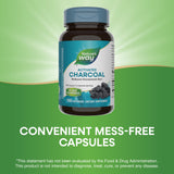Nature's Way Charbon Actif: capsules faciles à avaler pour une utilisation au quotidien.