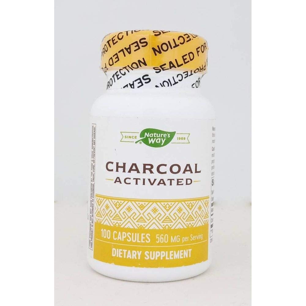 Nature's Way Charbon Actif Haute Puissance – bouteille prête à l'emploi quotidien.
