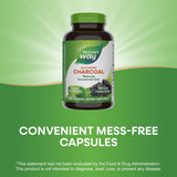 Nature's Way Charbon Actif – formule sans gluten et sans colorants artificiels