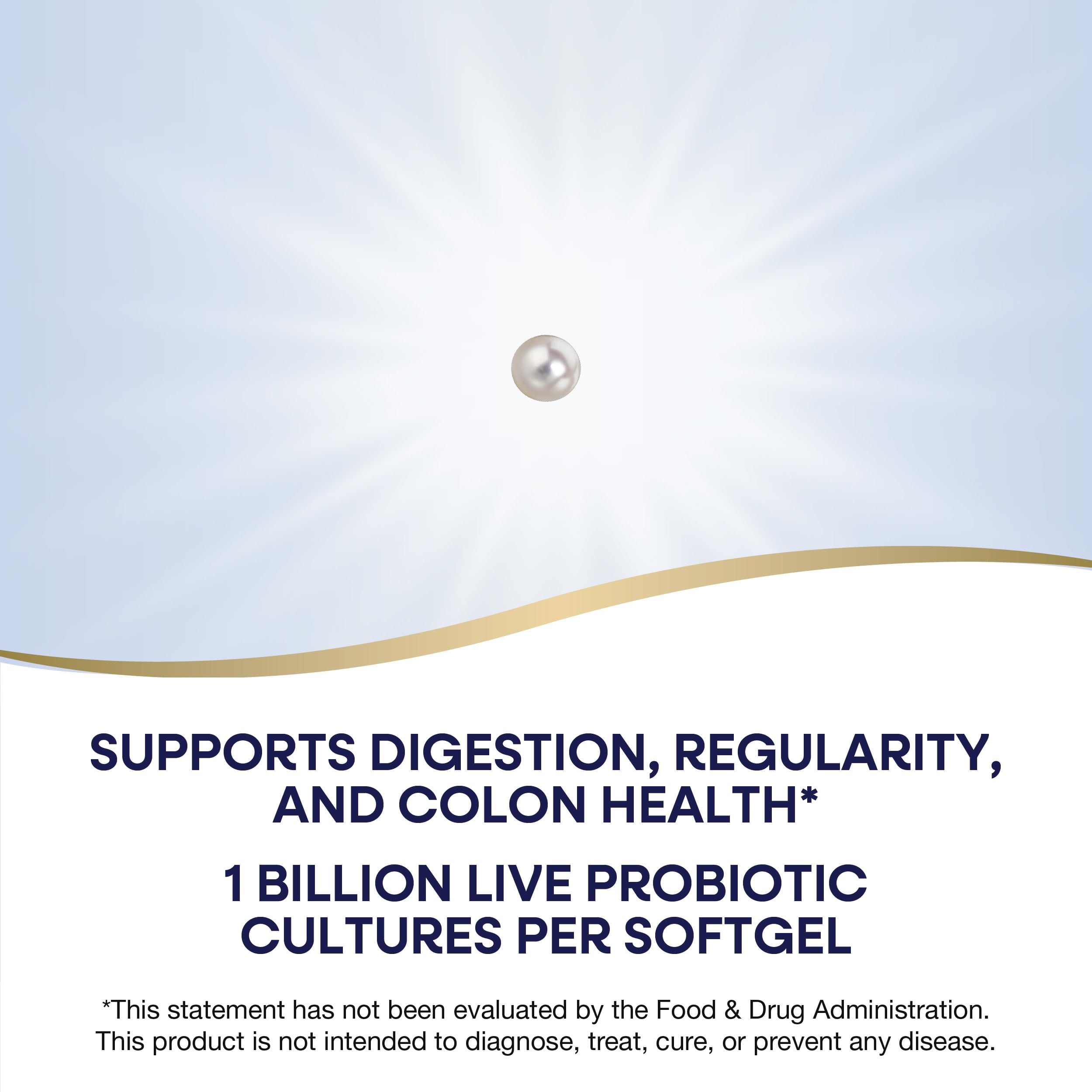 Nature's Way Complete Probiotic Pearls perles molles faciles à avaler.