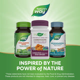 Bouteille Nature's Way Cordyceps recyclable pour une option durable.