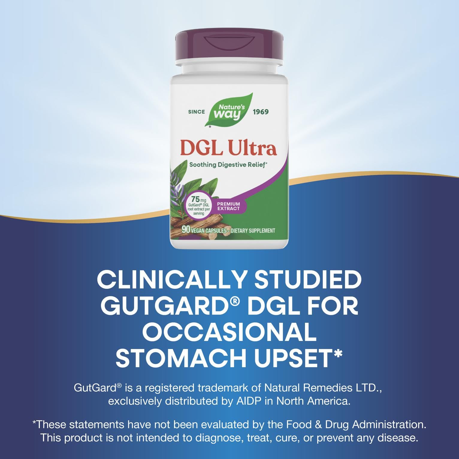 Nature's Way DGL Ultra – capsules véganes faciles à prendre