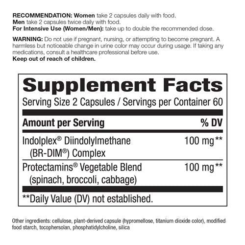 Nature's Way DIM-Plus - Capsule végétarienne blanche prête à avaler.