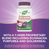 Nature's Way Echinacea Goldenseal - mélange de 7 herbes pour un soutien quotidien potentiel