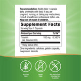 Emballage varié de Nature's Way Vitamine B1, pratique et transport.
