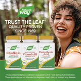 Nature's Way Vitamine B1 soutient l'énergie et le métabolisme.