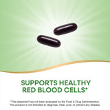 Nature's Way Energizing Iron: bouteille de 90 gélules molles pour utilisation quotidienne.