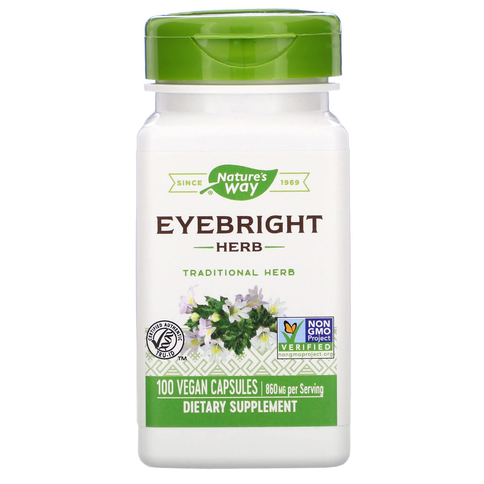Eyebright Nature's Way, boîte pratique pour une prise quotidienne facilité