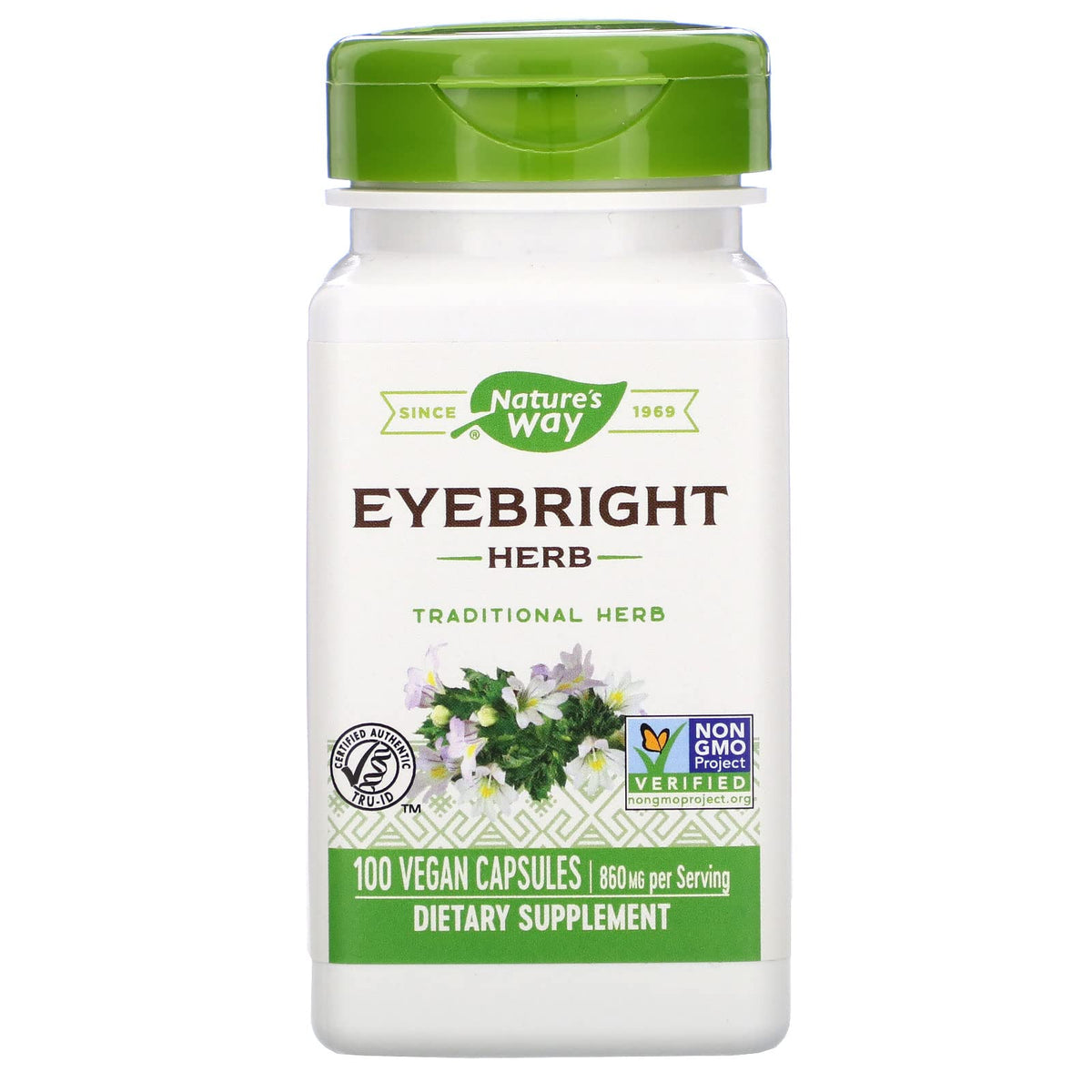 Eyebright Nature's Way, boîte pratique pour une prise quotidienne facilité