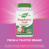 Nature's Way Feuille Framboise Dose: 900 mg par portion pour routine quotidienne